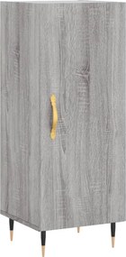 vidaXL Ντουλάπι Γκρι Sonoma 34,5x34x90 εκ. από Επεξεργασμένο Ξύλο