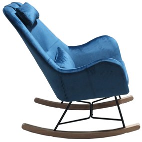 Πολυθρόνα Leonard Γαλάζιο 68x107x105cm