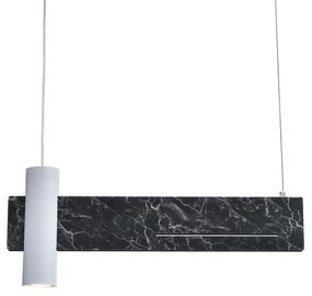 Φωτιστικό Κρεμαστο Aca DCR21LEDP60B LINEA Μαύρο Ματ (Black Mat) 3000K