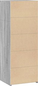 vidaXL Ντουλάπι Γκρι Sonoma 45x41x124 εκ. από Επεξεργασμένο Ξύλο