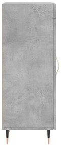 vidaXL Ντουλάπι Γκρι Σκυροδέματος 34,5x34x90 εκ. Επεξεργασμένο Ξύλο