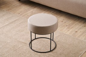 Πουφ Σκαμπό Μπεζ DIDIM 40x40x40