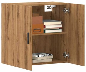 Ντουλάπι Τοίχου Αρτισιανή Δρυς 60x31x60 εκ. Επεξεργασμένο Ξύλο