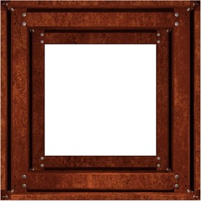 vidaXL Γλάστρα Κήπου Σκ rusty 40 x 40 x 80 cm