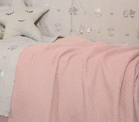 Βρεφική Κουβέρτα Αγκαλιάς 80Χ110 Smooth - Pink 5205495454122