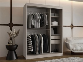 Ντουλάπα Bahrajn III 150 συρόμενη-Cashmere