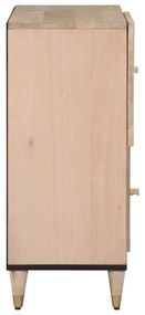 vidaXL Βοηθητικό Ντουλάπι 80 x 33 x 75 εκ. από Μασίφ Ξύλο Μάνγκο