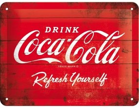 Μεταλλική πινακίδα Coca-Cola - Red Logo