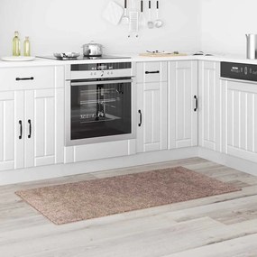 vidaXL Αντιολισθητικό Σαγκί Χαλάκι Καφέ 80 x 150 cm PP