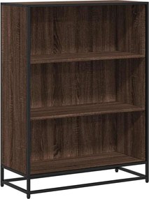 vidaXL Βιβλιοθήκη Καφέ Δρυς 80,5x35x107,5 εκ. Επεξεργασμένο Ξύλο