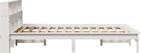vidaXL Σκελετός Κρεβ. Χωρίς Στρώμα Λευκό 160x200 εκ Μασίφ Πεύκο
