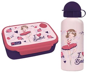 Φαγητοδοχείο 800ml & Παγούρι 500ml Must I Love Ballet 000586456