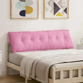 vidaXL Μαξιλάρι Πλάτης Ροζ 160 x 19 x 50 εκ ύφασμα