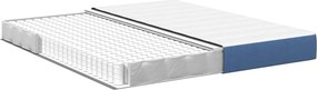 vidaXL Στρώμα Κρεβατιού με στρώμα Μπλε 180 x 200 cm ύφασμα