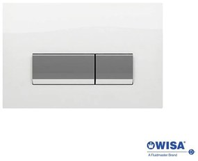 WISA VIVENTE F390-300 Πλακέτα για Καζανάκια Διπλής Λειτουργίας White Glass