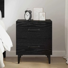 vidaXL Ντουλάπι κρεβατιού Μαύρη Οξυά 40 x 35 x 47,5 εκ