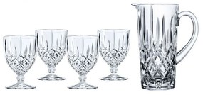 Κανάτα Με Ποτήρια Noblesse (Σετ 5Τμχ) 102387 12,6x23,2cm/9x14cm Clear Nachtmann Crystal
