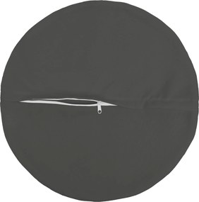 vidaXL Κάλυμμα Μαξιλαριού 2 pcs HEERLEN Ανθρακί Ø 40 cm Πολυεστέρας