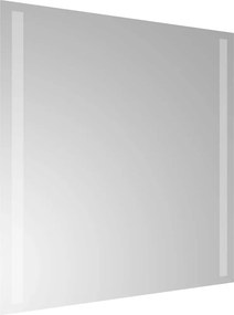 vidaXL Καθρέφτης Μπάνιου με LED 50x50 εκ.