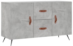 vidaXL Ντουλάπι Γκρι Σκυροδέματος 100 x 36 x 60 εκ. Επεξεργασμένο Ξύλο