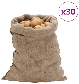 vidaXL Σακιά Γιούτας 30 Τεμ. 60 x 105 εκ. από Γιούτα 220 gsm