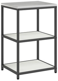 vidaXL Σετ Αποθήκευσης Κουζίνας με ράφι 2 pcs Λευκό 120 x 50 x 92 εκ.