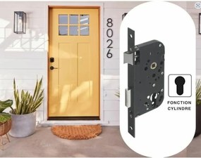 Εντοιχιζόμενη κλειδαριά Yale 7,7 x 2 x 23 cm Χάλυβας