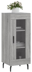 vidaXL Ντουλάπι Γκρι Sonoma 34,5x34x90 εκ. από Επεξεργασμένο Ξύλο