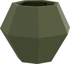 vidaXL Γλάστρα Ελιά Πράσινη 50 x 50 x 40 cm Ατσάλι