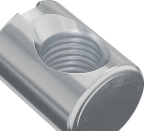 vidaXL Βίδες κουμπώματος 12 pcs Ασημί M6 x 13 mm Μέταλλο