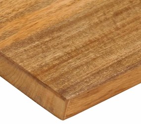 vidaXL Επιφάνεια Τραπεζιού 50x40x2,5 εκ. Live Edge Μασίφ Ξύλο Μάνγκο