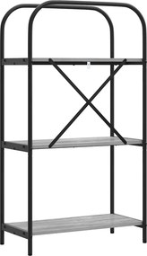 vidaXL Ράφι Βιβλίων 3 επιπέδων 60 x 30 x 109 εκ Επεξεργασμένο ξύλο