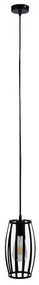 Κρεμαστό Φωτιστικό Οροφής Μαύρο Φ14 GloboStar ZEBRA 01062-1062-Μαύρο 1062