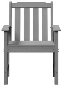 vidaXL Καρέκλα φαγητού κήπου 6 pcs Ανοιχτό γκρι 65.5 x 55.5 x 88cm