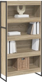 vidaXL Βιβλιοθήκη 80 x 30 x 155 εκ Επεξεργασμένο ξύλο Σονόμα
