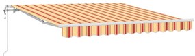 vidaXL Σκηνίτσα Αναδιπλούμενη 350 x 250 εκ κίτρινο και πορτοκαλί