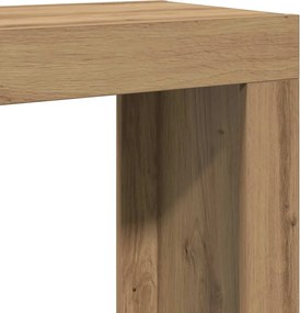 vidaXL Τραπεζάκια Ζιγκόν 3 τεμ. Αρτισιανή Δρυς από Επεξεργασμένο Ξύλο