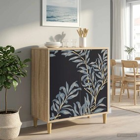 vidaXL Πλαϊνό γραφείο DOKKUM Sonoma 69 x 33 x 75 εκ.