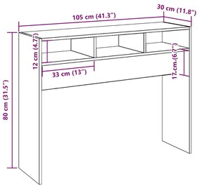 ΤΡΑΠΕΖΙ ΚΟΝΣΟΛΑ ΠΑΛΙΟ ΞΥΛΟ 105 X 30 X 80 ΕΚ. ΑΠΟ ΜΟΡΙΟΣΑΝΙΔΑ 856622