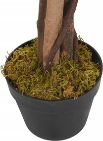 vidaXL Γλισίνια Τεχνητή 840 Φύλλα Πράσινο / Λευκό 120 εκ.