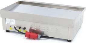 Griddle - Smooth Chrome - 73cm - incl Drip Tray - 400V