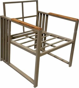 Σετ Κήπου Γκρι DRAFRUR 125x58x78