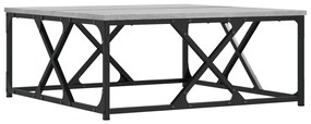 vidaXL Τραπεζάκι Σαλονιού Γκρι Sonoma 70x70x30 εκ. Επεξεργασμένο Ξύλο
