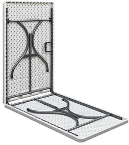 ΤΡΑΠΕΖΙ ΠΤΥΣΣΟΜΕΝΟ CATERING ΒΑΛΙΤΣΑ 244x76x72cm ΛΕΥΚΟ
