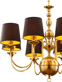 Κρεμαστό Πολύφωτο Batumi Φ100cm Χρυσό