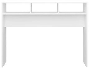 Τραπέζι Κονσόλα Λευκό 105 x 30 x 80 εκ. από Μοριοσανίδα - Λευκό