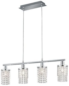 Φωτιστικό Οροφής Posh R30764006 4xE14 10W 11x80x150cm Chrome RL Lighting Μέταλλο