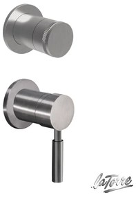 La Torre New Tech Inox Μίκτης Εντοιχισμού 1 Εξόδου με Εκτροπέα 12051SP-110 34374-110