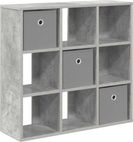 vidaXL Πλαϊνό γραφείο Σκυρόδεμα Γκρι 73,5 x 24 x 69,5 εκ.