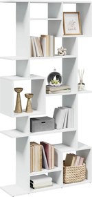 vidaXL Βιβλιοθήκη Λευκή 92x29x188 εκ. από Επεξεργασμένο Ξύλο